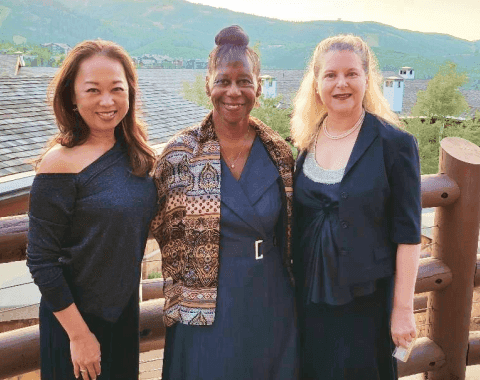 Three lawyers posing for a picture